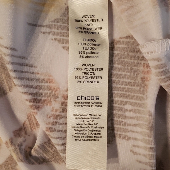 CHICO'S Easywear 2 Layered Top VGUC - Picture 12 of 14